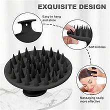 Scalp Massager Shampoo Brush, Soft Bristles for Dandruff Removal, Hair Growth, Scalp Care, Wet/Dry Hair Scrubber and Exfoliator (Brown), Pack of 2