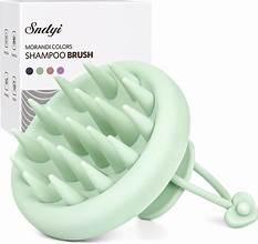 Scalp Massager Shampoo Brush, Soft Bristles for Dandruff Removal, Hair Growth, Scalp Care, Wet/Dry Hair Scrubber and Exfoliator (Brown), Pack of 2