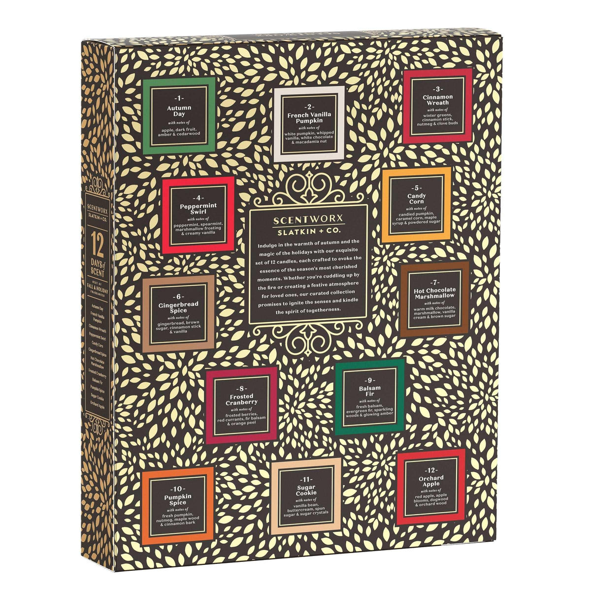 Scentworx Holiday 12 Days of Scent Advent Candle Calendar