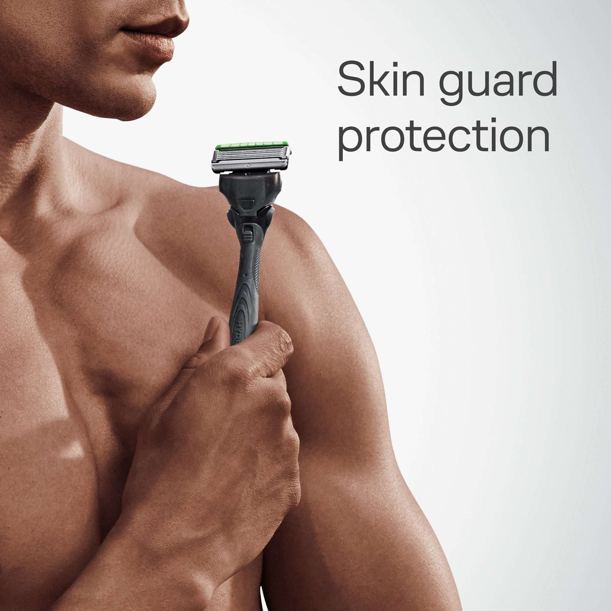 Schick Hydro Sensitive 5 Blade Razor for Men, 1 Razor Handle with 3 Refills