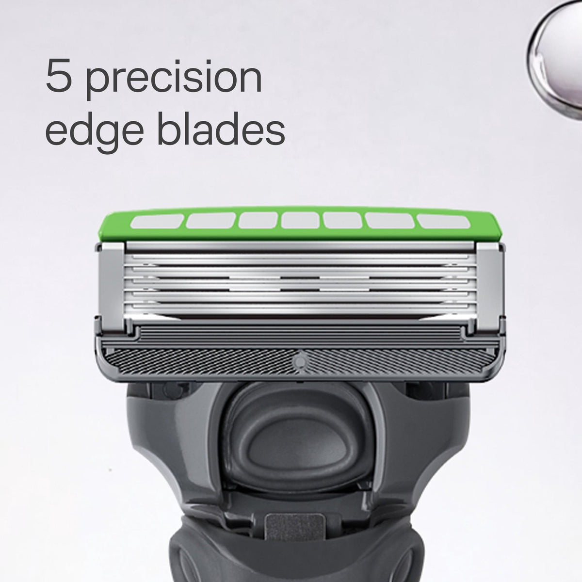 Schick Hydro Sensitive 5 Blade Razor for Men, 1 Razor Handle with 3 Refills