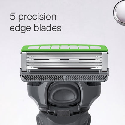 Schick Hydro Sensitive 5 Blade Razor for Men, 1 Razor Handle with 3 Refills