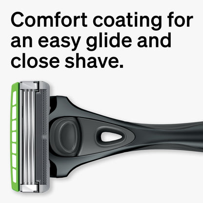 Schick Hydro Ultra Sensitive 3 Blade Razor for Men, 1 Razor Handle with 4 Razor Refills