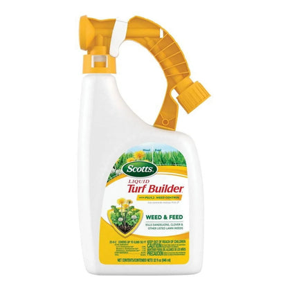 Scotts Liquid Turf Builder with Plus 2 Weed Control, 32 oz., 6,000 Sq. ft.