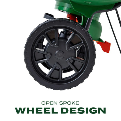 Scotts Turf Builder EdgeGuard Mini Broadcast Spreader for Grass Seed, Fertilizer, Salt, Ice Melt
