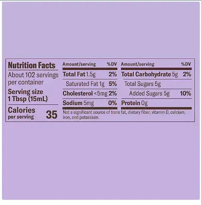 Chobani Dairy Coffee Creamer, Sweet Cream, 52 fl. oz.