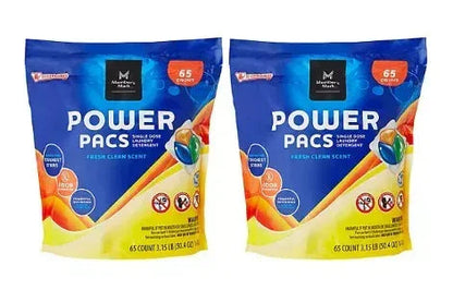 Member's Mark Laundry Detergent Power Pacs, Fresh Clean Scent (130 ct.)