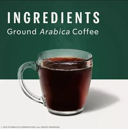 Starbucks Medium Roast K-Cup Coffee Pods, Pike Place