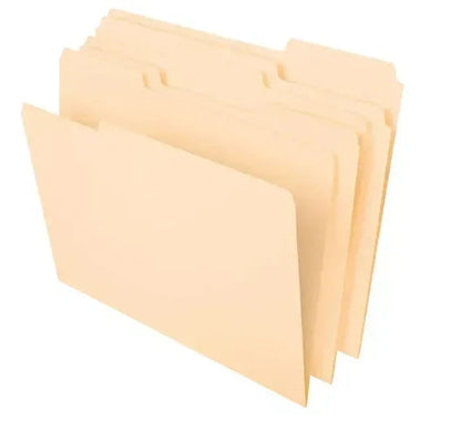 Member's Mark Manila File Folders, Letter, 1/3 Cut Assorted Tabs, 150 per Box