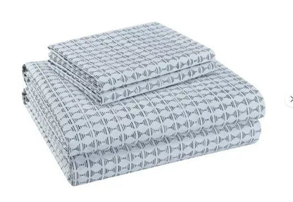 Hotel Style 800 Thread Count Cotton Rich Sateen Bed Sheet Set, Full, Blue, Set of 6