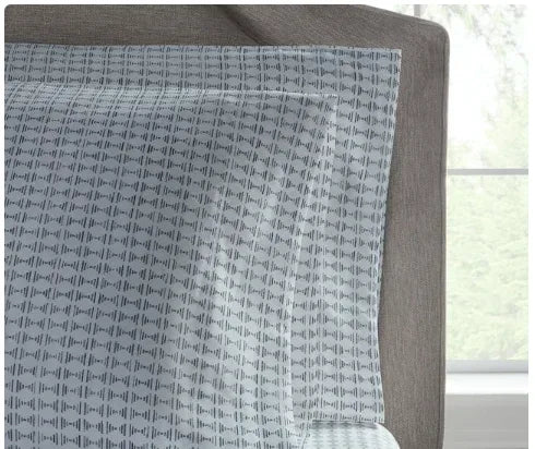 Hotel Style 800 Thread Count Cotton Rich Sateen Bed Sheet Set, Full, Blue, Set of 6