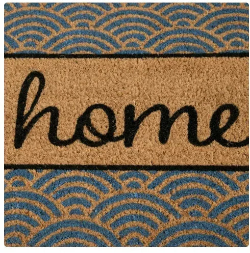 Home Décor Collection 18" x 30" Blue Home Doormat