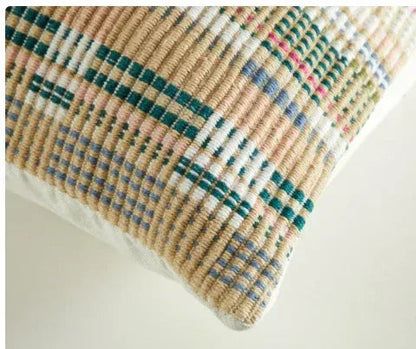 Mainstays 100% Cotton Woven Oblong Decorative Pillow, Multi-Color, 14" x 20"