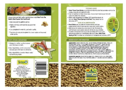Tetra Pond Sticks 2.65 Pounds, Pond Fish Food, for Goldfish and Ko