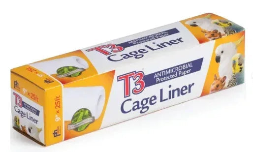 Prevue Hendryx Pet Products T3 Cage Liner, 9-Inch by 25-Feet