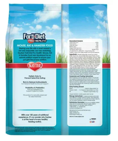 Kaytee Pro Health Mouse, Rat, and Hamster Food 5 lb