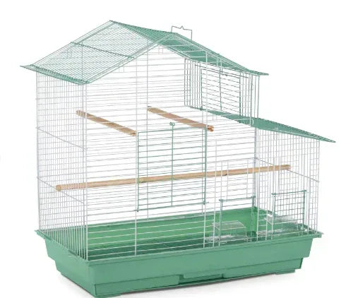 Prevue Cockatiel House Bird Cage, Green