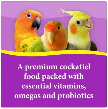 3-D Pet Products Premium Cockatiel Mix Bird Food Seeds, with Probiotics, 9 lb. Bag