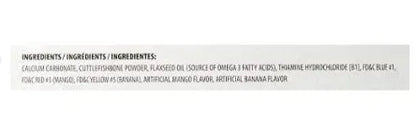 Penn-Plax Bird-Life Flavored E Cuttlebone 6 Pack Ð Mango & Banana