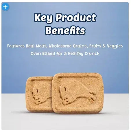 Blue Buffalo Health Bars Crunchy Dog Treats, Bacon, Egg & Cheese, 5 lbs.