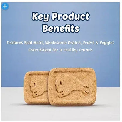 Blue Buffalo Health Bars Crunchy Dog Treats, Bacon, Egg & Cheese, 5 lbs.