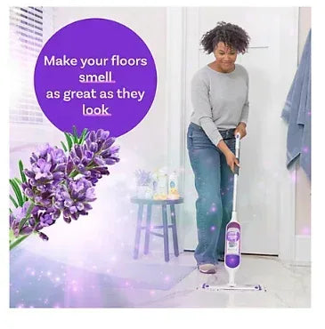 Swiffer PowerMop Multi-Surface Floor Mop Kit, Lavender Scent