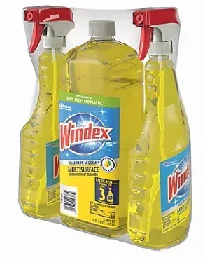 Windex Disinfectant Cleaner Multi-Surface, 2 ct.