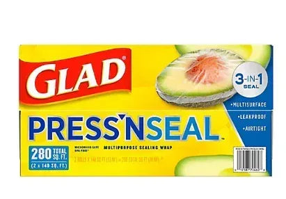 Glad Press N Seal Plastic Wrap, 2 pk./140 sq. ft.