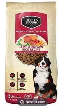 Berkley Jensen Premium Holistic Nutrition Lamb and Brown Rice Dry Dog Food, 30 lbs.
