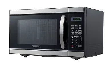 Black + Decker 1.1-Cu.-Ft. 1000W Microwave - Stainless Steel