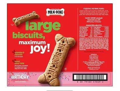 Milkbone Large Dog Biscuits, 15 lbs.