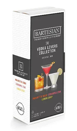 Bartesian The Vodka Lovers Collection Cocktail Mixer Capsules, 6 ct.