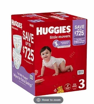 Huggies Little Movers Baby Diapers