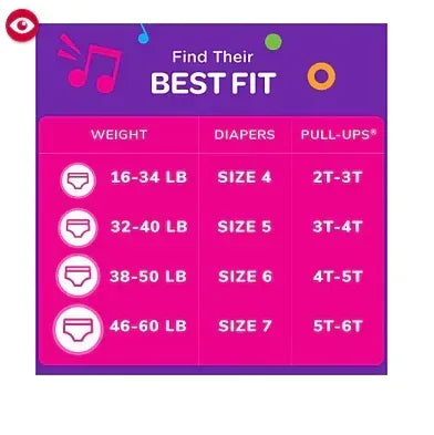 Huggies Pull-Ups Learning Designs Training Pants for Girls