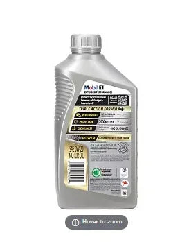 Mobil 1 Extended Performance Full Synthetic Motor Oil 5W-30, 6 pk./1 qt.
