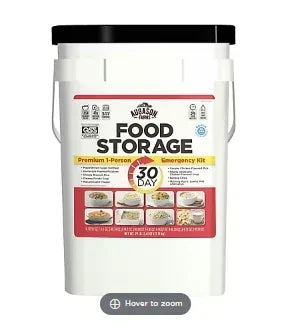 Augason Farms Deluxe Emergency Food Storage Pail, 30 Days, 1 Person