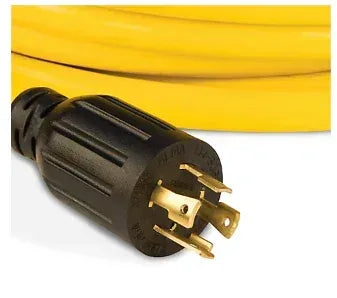 Champion 25-Foot 30-Amp 125/250-Volt Duplex-Style Generator Extension Cord (L14-30P to four 5-20R)