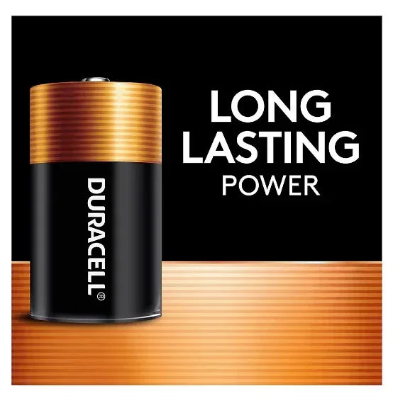 Duracell Coppertop D Batteries, 12 ct.