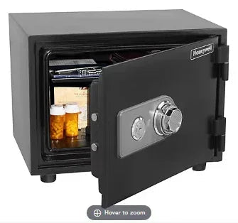 Honeywell 0.58-Cu.-Ft.Water- and Fire-Resistant Safe with Spy-Proof Combination Dial