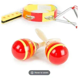 Toy Time Percussion 4-Pc. Musical Instruments Toy Set