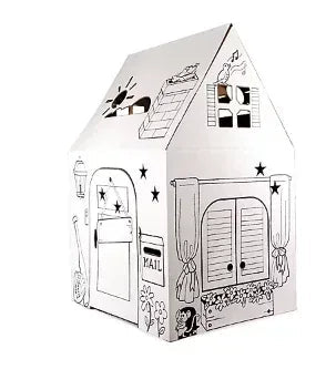 Easy Playhouse Cardboard Clubhouse