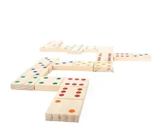 Toy Time Giant Wooden Dominoes Set