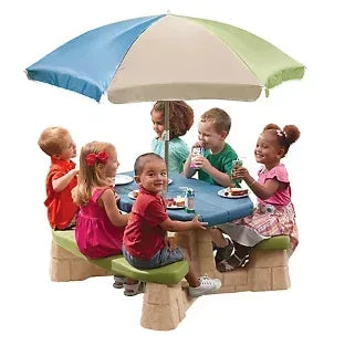 Step2 Outdoor Picnic Table with Umbrella