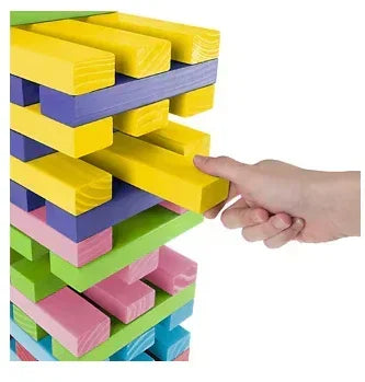 Toy Time Nontraditional Giant Wooden Blocks Tower Stacking Game