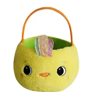Hugfun Figural Plush 14" Easter Basket with Stuffed Animal