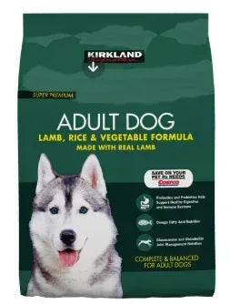 Kirkland Signature Adult Formula Lamb, Rice and Vegetable Dog Food