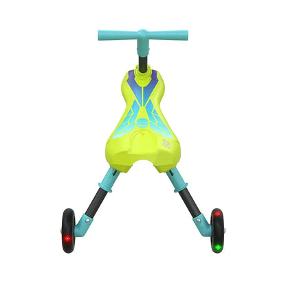 Scuttlebug Foldable 3 Wheel Trike with LED Light, Yellow
