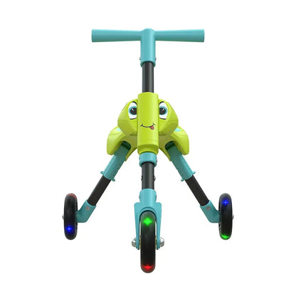 Scuttlebug Foldable 3 Wheel Trike with LED Light, Yellow