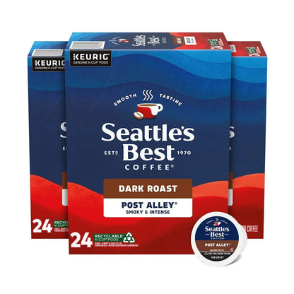 Seattle's Best Coffee Dark Roast K-Cup Coffee Pods, Post Alley Blend, 72 ct.