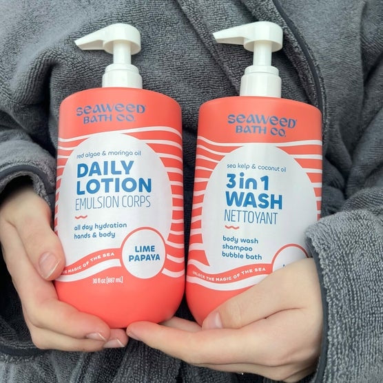 Seaweed Bath Co. 3-in-1 Wash and Body Lotion Set